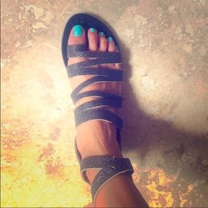 Free people new wrap sandals